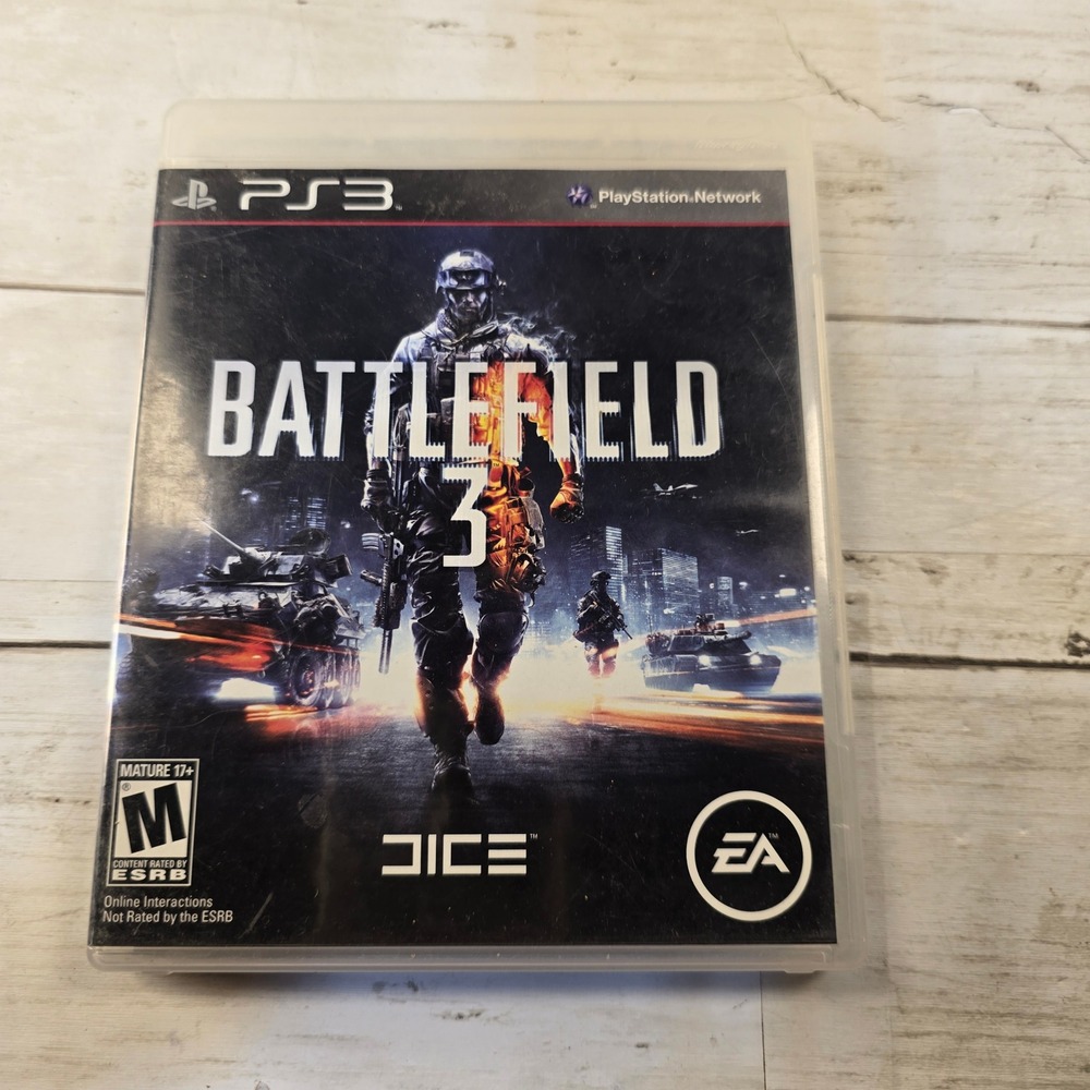 Battlefield 3 Sony PlayStation 3 PS3 2011 EA DICE FPS Shooter Video Game Disc